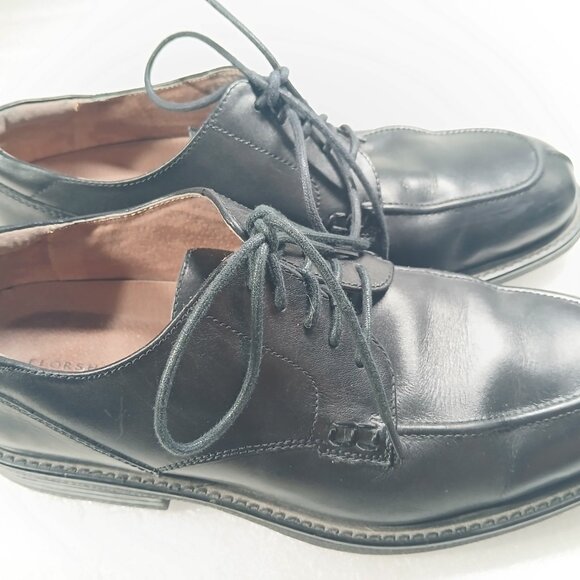 Florsheim Imperial Black Leather Cap Toe Oxfords 10 D Comfortech EUC - Picture 8 of 13